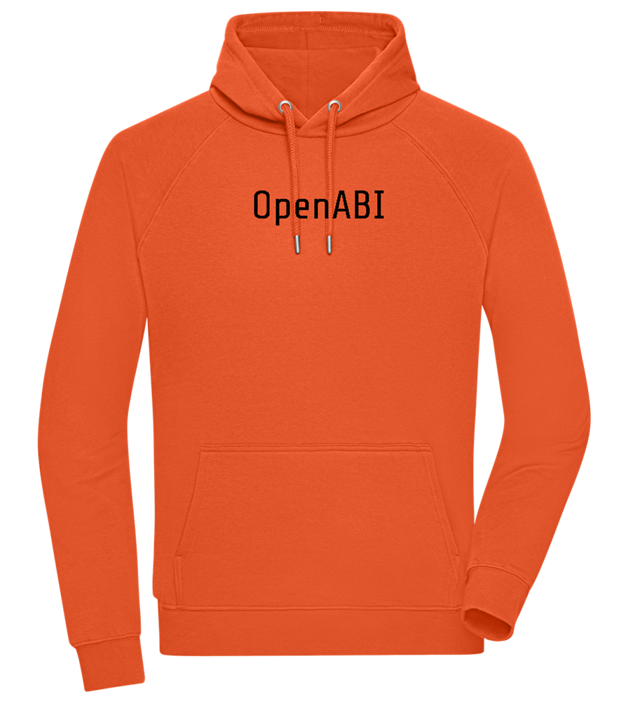 OpenABI Design - Comfort unisex hoodie_BURNT ORANGE_front