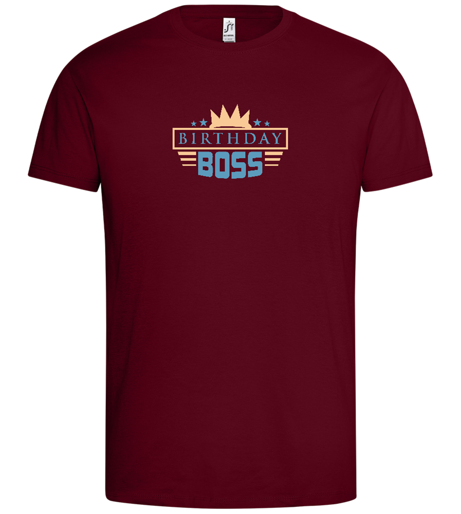 Birthday Boss Crown Design - Premium men's t-shirt_CHILE_front