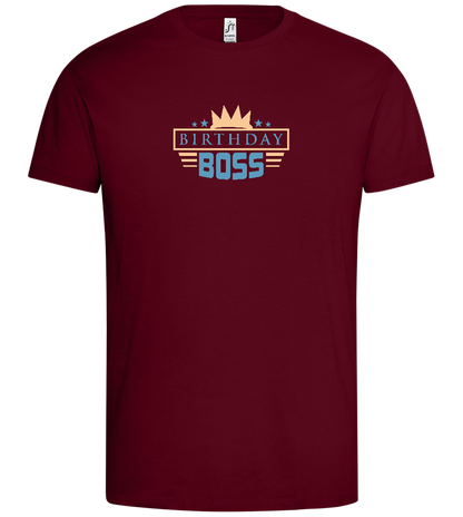 Birthday Boss Crown Design - Premium men's t-shirt_CHILE_front