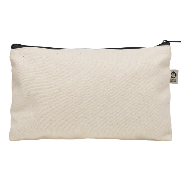 Organic Cotton Cosmetic Bag_BLACK_front