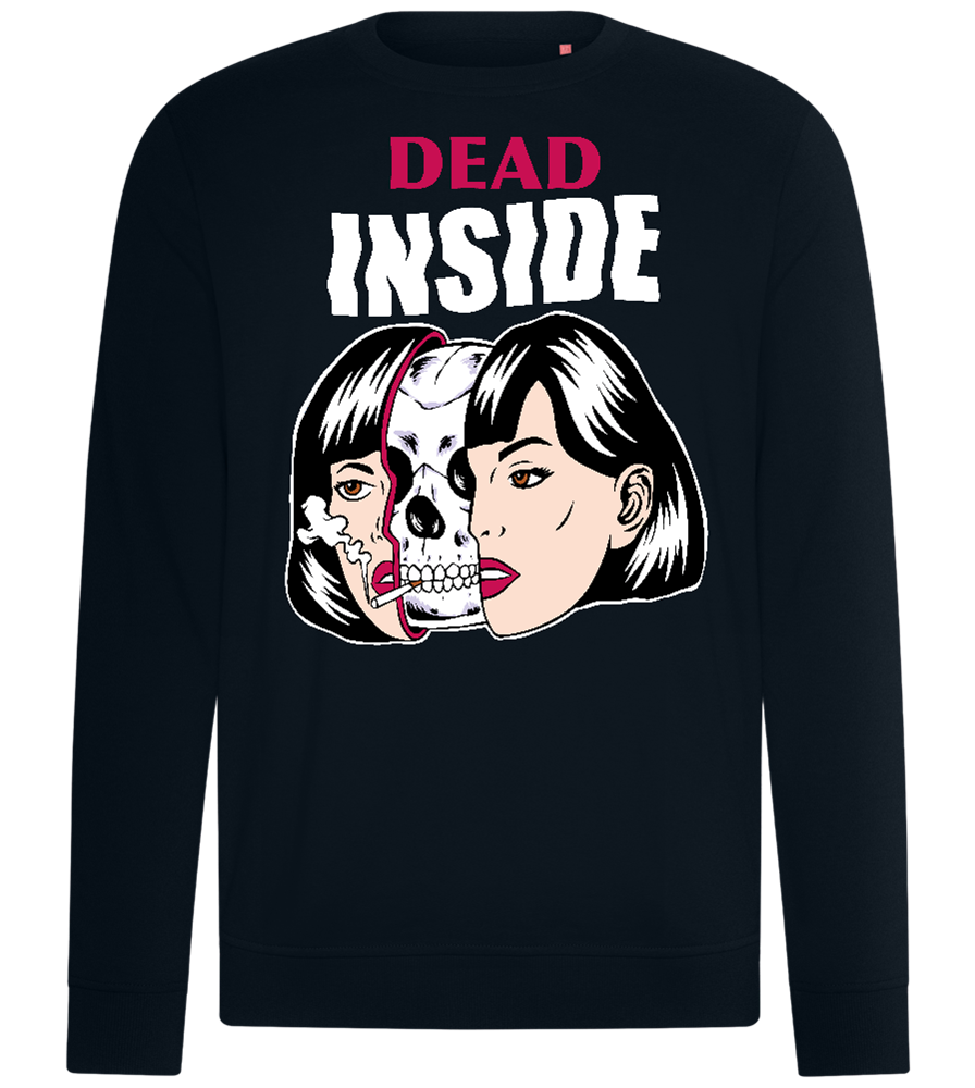 Dead Inside Design - Comfort unisex sweater_BLACK_front