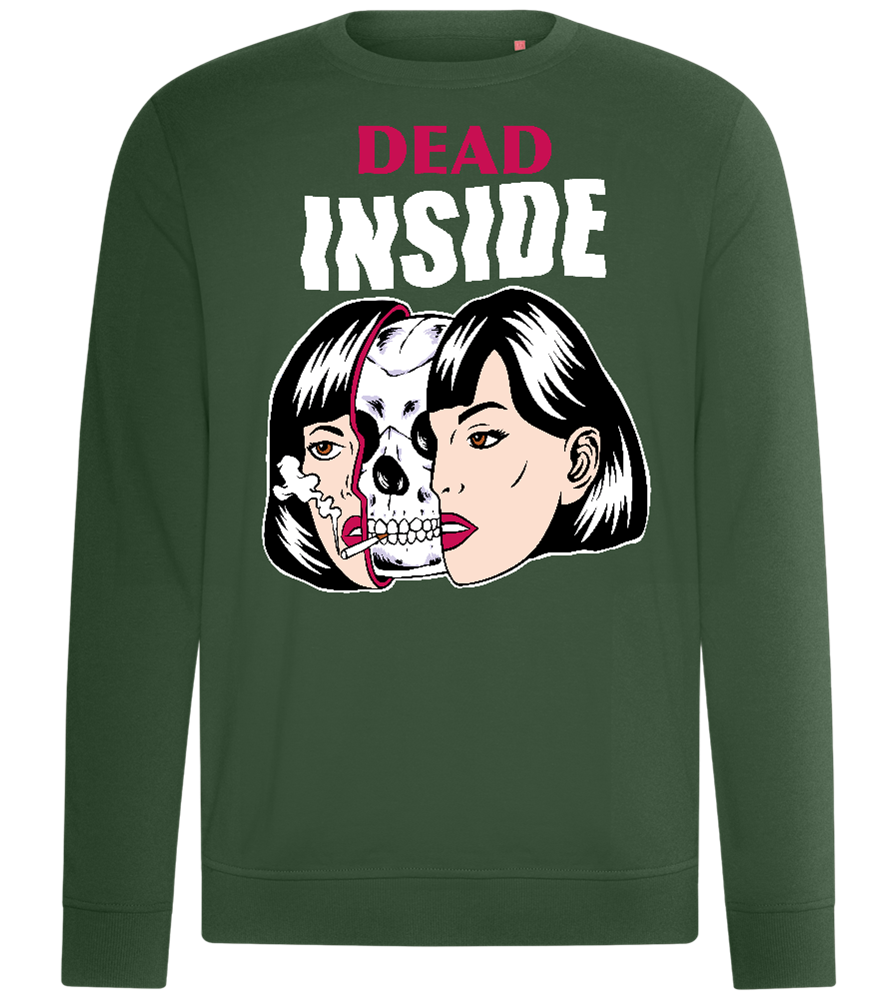 Dead Inside Design - Comfort unisex sweater_GREEN BOTTLE_front