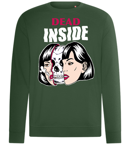 Dead Inside Design - Comfort unisex sweater_GREEN BOTTLE_front