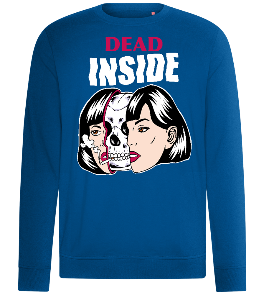 Dead Inside Design - Comfort unisex sweater_ROYAL_front