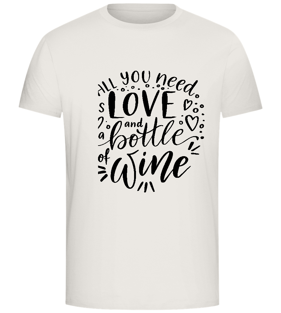 Love&Wine Design - Comfort Unisex T-Shirt_ECRU_front