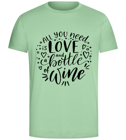 Love&Wine Design - Comfort Unisex T-Shirt_ICE GREEN_front