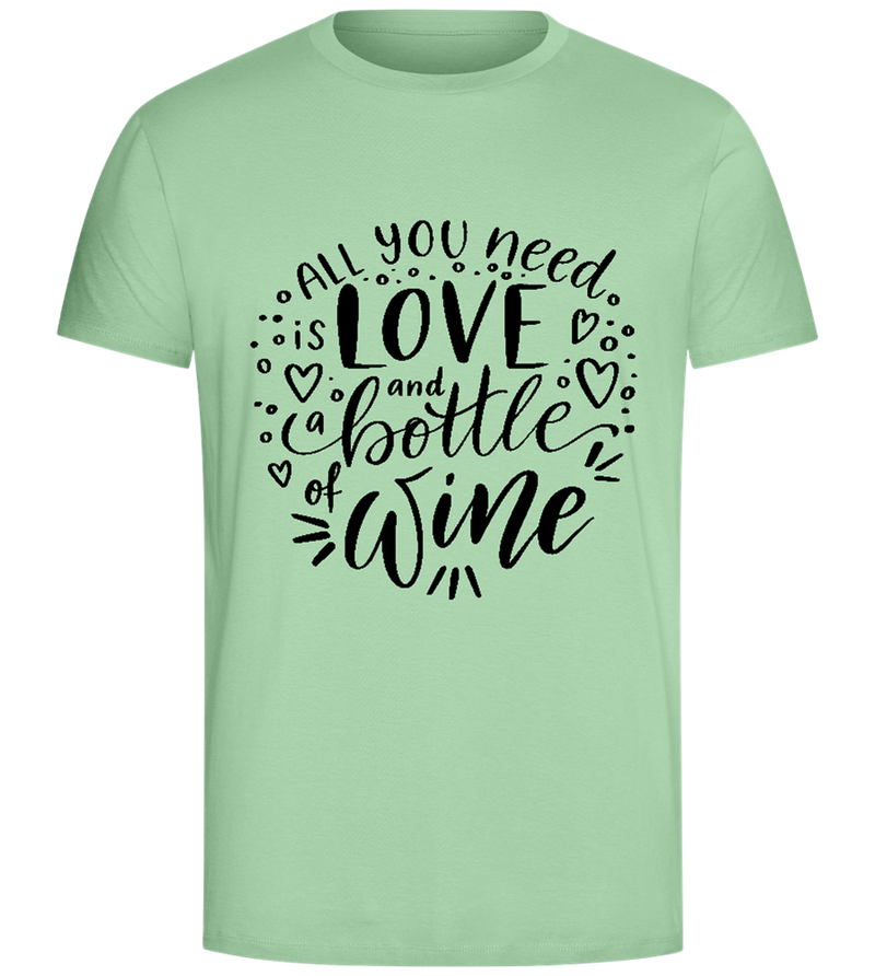 Love&Wine Design - Comfort Unisex T-Shirt_ICE GREEN_front