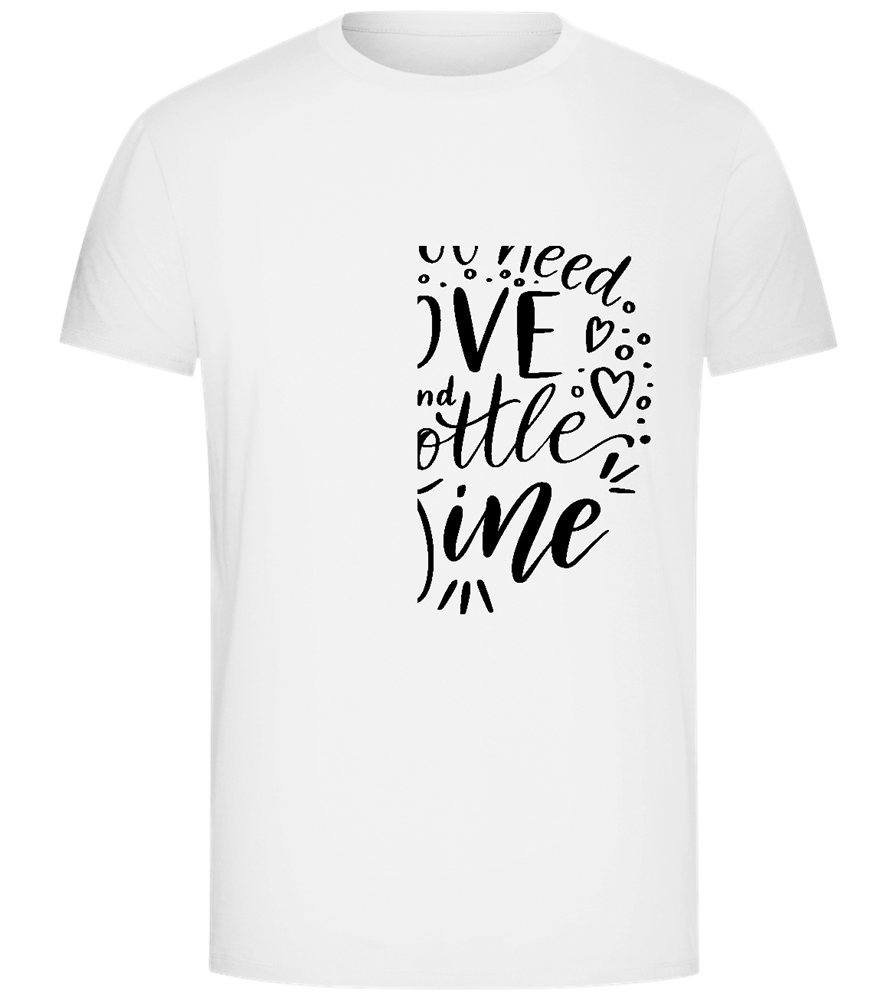 Love&Wine Design - Comfort Unisex T-Shirt_WHITE_front