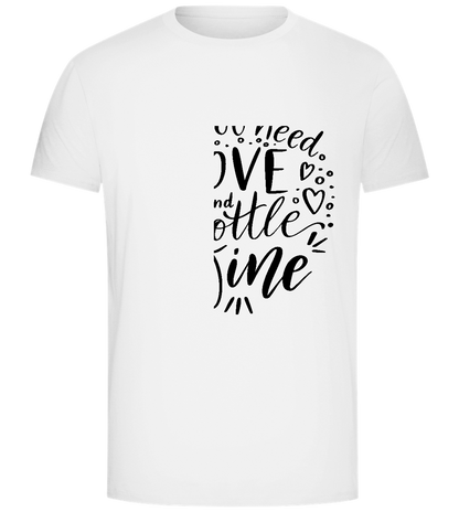 Love&Wine Design - Comfort Unisex T-Shirt_WHITE_front