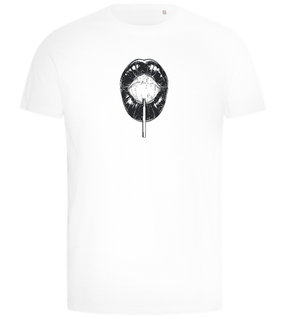 Lollypop Candy Design - Comfort men's t-shirt_WHITE_front