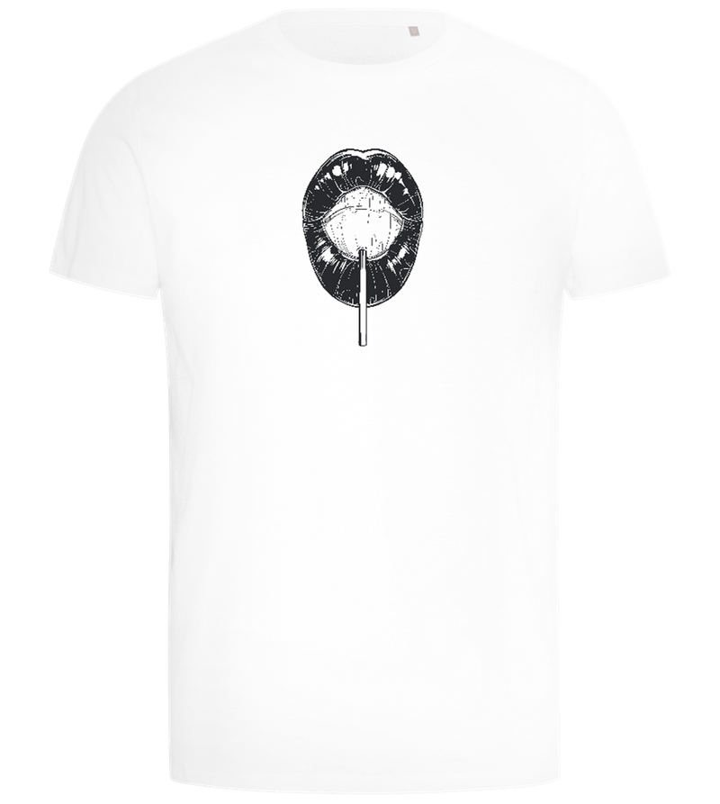 Lollypop Candy Design - Comfort men's t-shirt_WHITE_front