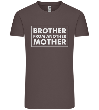 Brother From Another Mother Design - Premium men's t-shirt_DARK GRAY_front