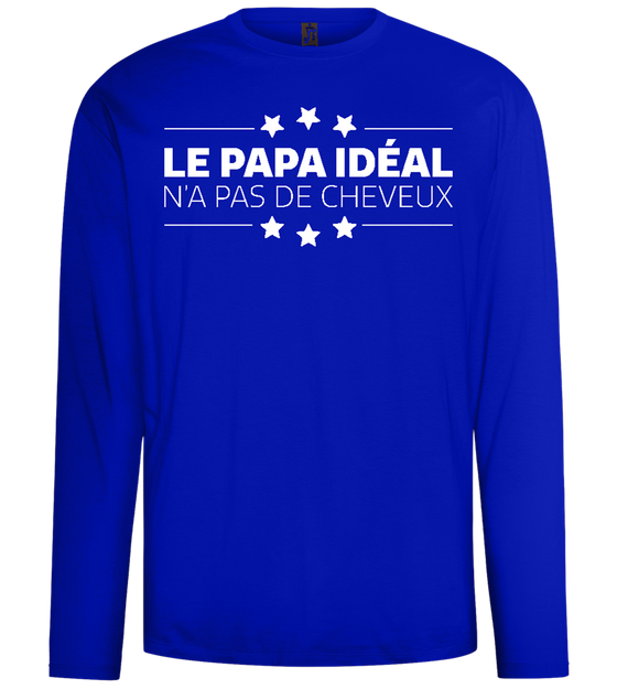 Le Papa Idéal Design - Comfort men's long sleeve t-shirt_OVERSEAS_front