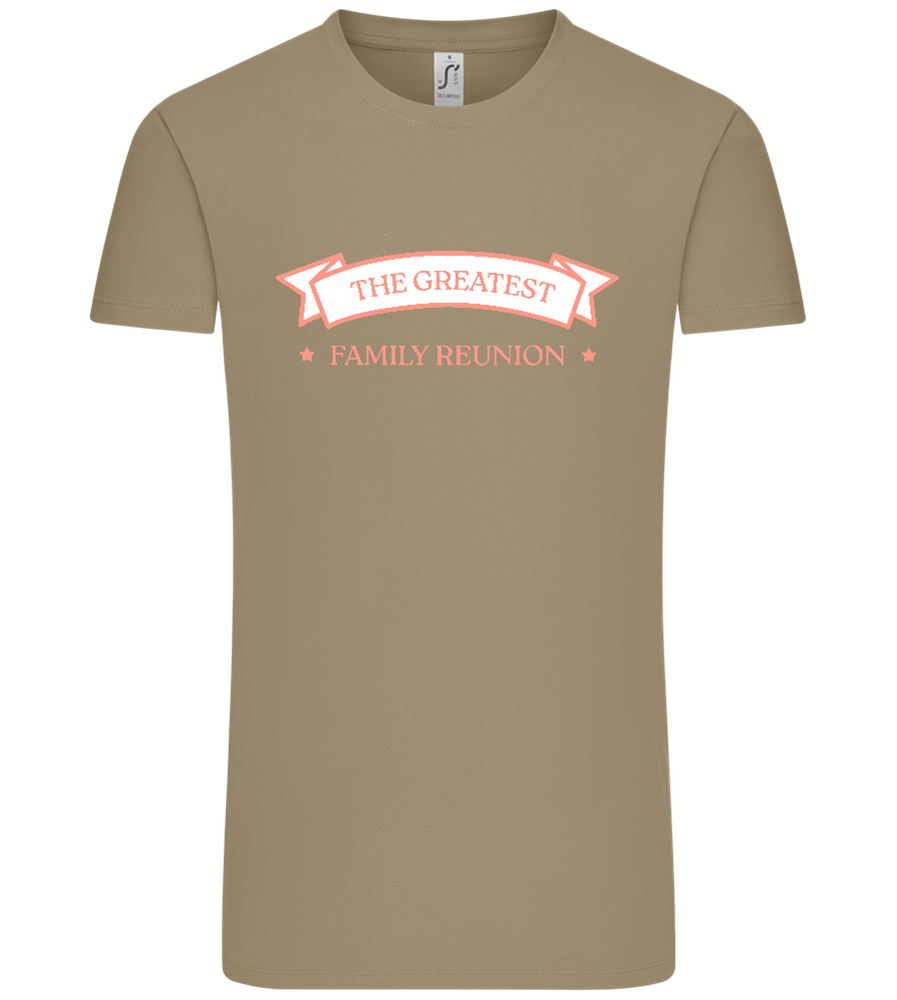 Greatest Family Reunion Design - Comfort Unisex T-Shirt_KHAKI_front