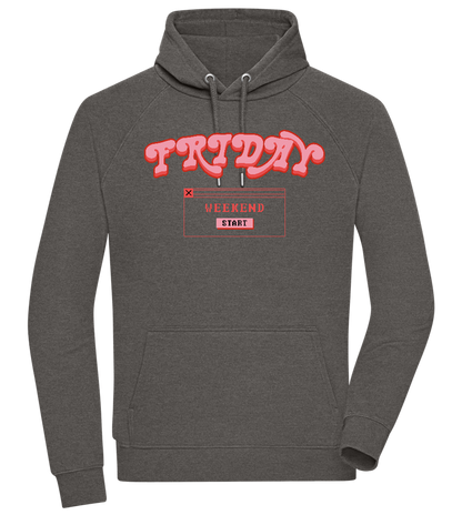 Friday Weekend Design - Comfort unisex hoodie_CHARCOAL CHIN_front