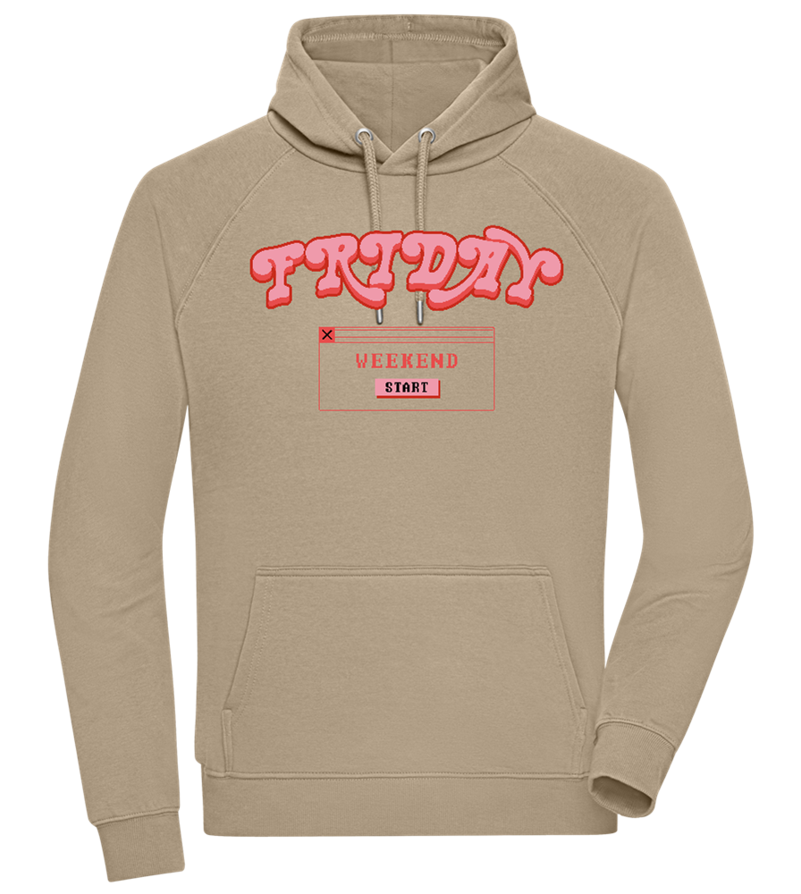 Friday Weekend Design - Comfort unisex hoodie_KHAKI_front