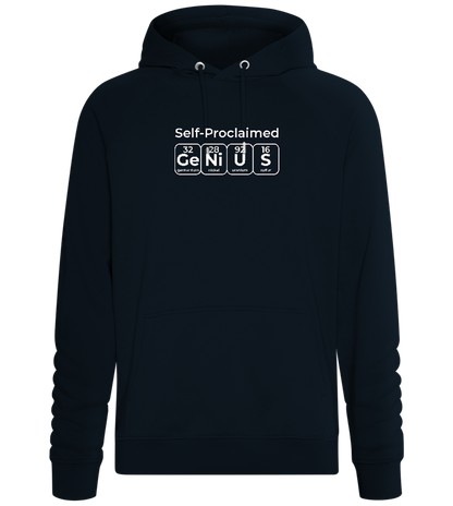 Periodic Table Genius Design - Comfort unisex hoodie_BLACK_front