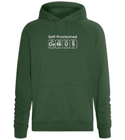 Periodic Table Genius Design - Comfort unisex hoodie_GREEN BOTTLE_front