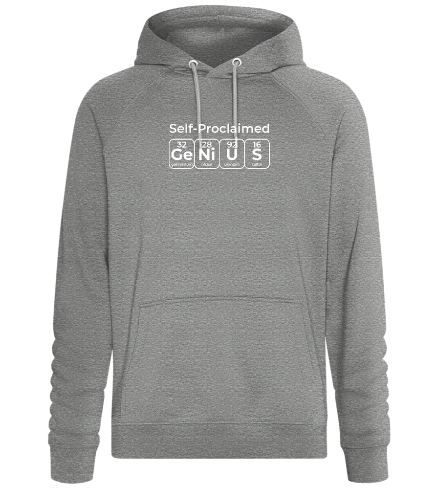 Periodic Table Genius Design - Comfort unisex hoodie_ORION GREY II_front