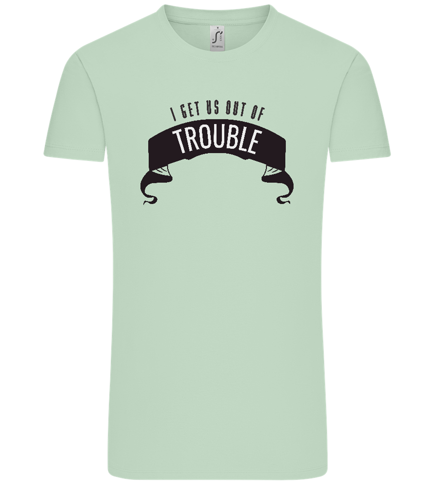 The Fixer Design - Comfort Unisex T-Shirt_ICE GREEN_front