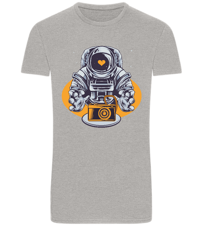 Spaceman Camera Design - Basic Unisex T-Shirt_ORION GREY_front