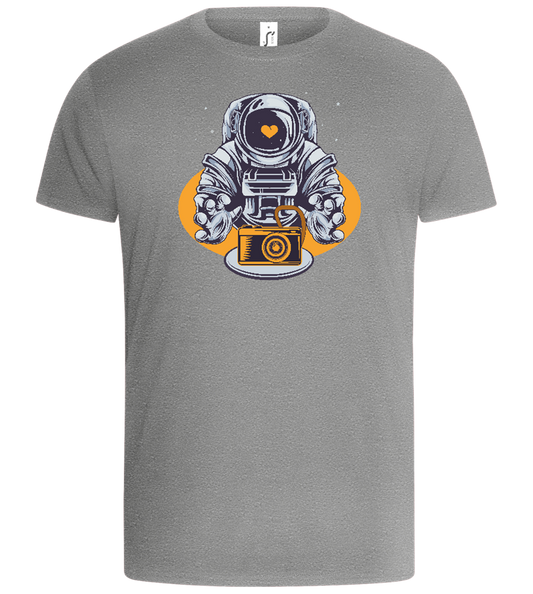 Spaceman Camera Design - Basic Unisex T-Shirt_ORION GREY_front