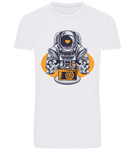 Spaceman Camera Design - Basic Unisex T-Shirt