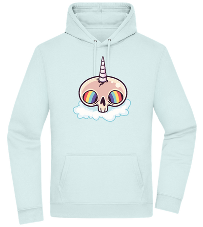 Unicorn Rainbow Design - Premium Essential Unisex Hoodie_ARCTIC BLUE_front