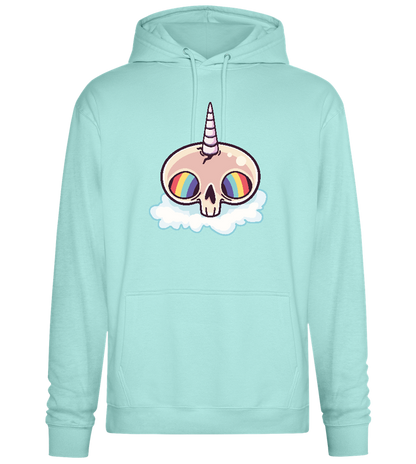 Unicorn Rainbow Design - Premium Essential Unisex Hoodie_ARCTIC BLUE_front