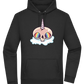 Unicorn Rainbow Design - Premium Essential Unisex Hoodie_BLACK_front