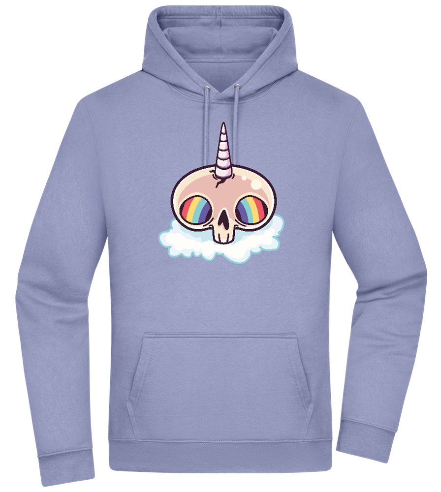 Unicorn Rainbow Design - Premium Essential Unisex Hoodie_BLUE_front