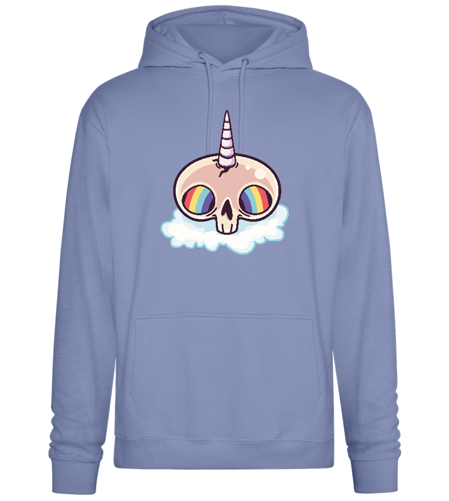 Unicorn Rainbow Design - Premium Essential Unisex Hoodie_BLUE_front