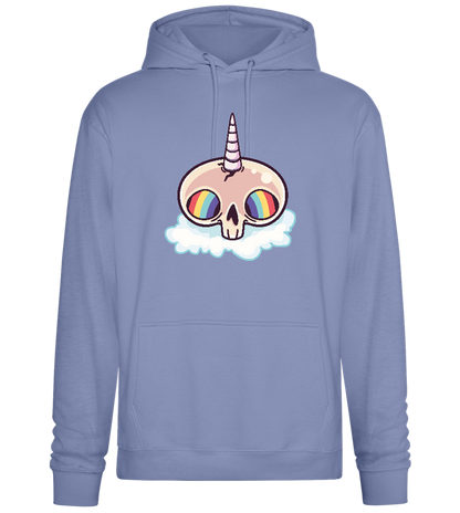 Unicorn Rainbow Design - Premium Essential Unisex Hoodie_BLUE_front