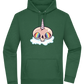 Unicorn Rainbow Design - Premium Essential Unisex Hoodie_GREEN BOTTLE_front