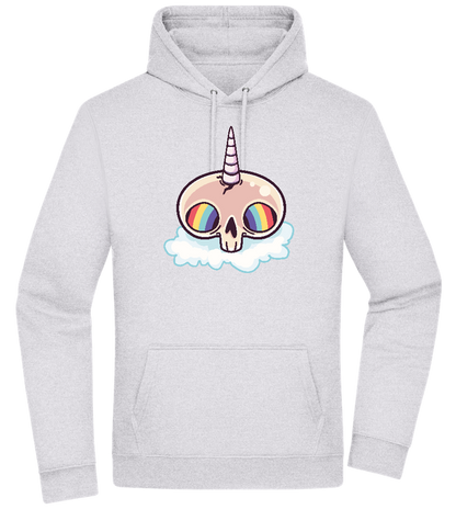 Unicorn Rainbow Design - Premium Essential Unisex Hoodie_ORION GREY II_front