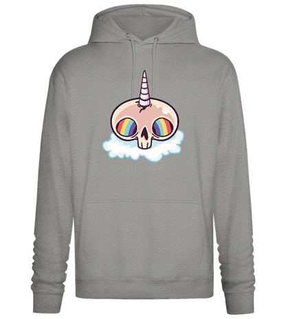 Unicorn Rainbow Design - Premium Essential Unisex Hoodie_ORION GREY II_front