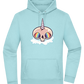 Unicorn Rainbow Design - Premium Essential Unisex Hoodie_POOL BLUE_front