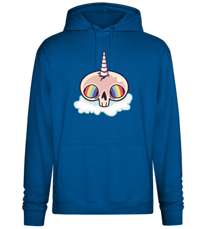 Unicorn Rainbow Design - Premium Essential Unisex Hoodie_ROYAL_front