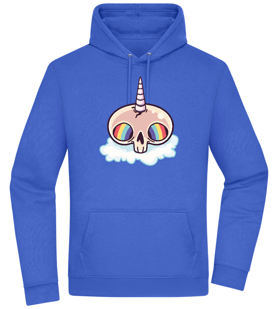 Unicorn Rainbow Design - Premium Essential Unisex Hoodie_ROYAL_front