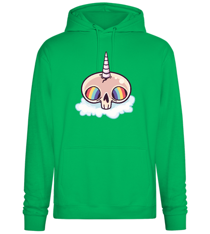 Unicorn Rainbow Design - Premium Essential Unisex Hoodie_SPRING GREEN_front