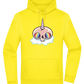 Unicorn Rainbow Design - Premium Essential Unisex Hoodie_YELLOW_front