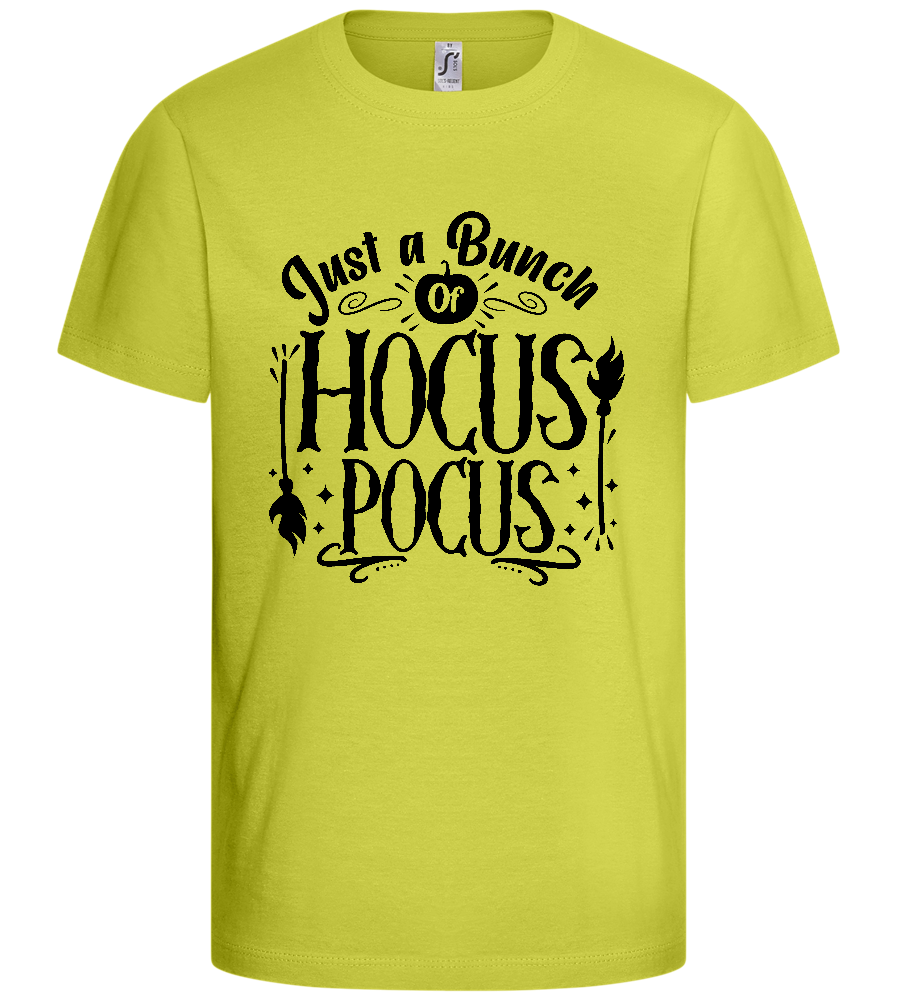 Hocus Pocus Design - Basic kids t-shirt_GREEN APPLE_front