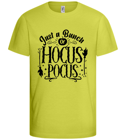 Hocus Pocus Design - Basic kids t-shirt_GREEN APPLE_front