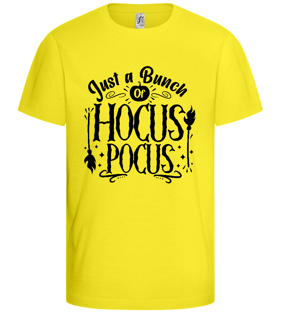 Hocus Pocus Design - Basic kids t-shirt_LEMON_front