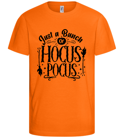 Hocus Pocus Design - Basic kids t-shirt_ORANGE_front