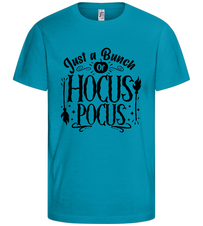 Hocus Pocus Design - Basic kids t-shirt_TURQUOISE_front