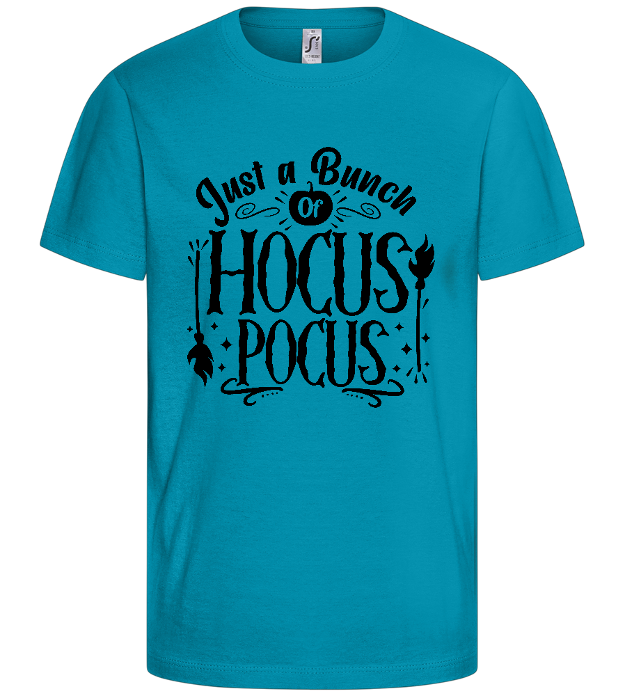 Hocus Pocus Design - Basic kids t-shirt_TURQUOISE_front