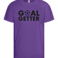 Goal Getter Design - Basic kids t-shirt_DARK PURPLE_front