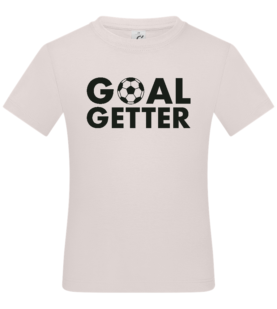 Goal Getter Design - Basic kids t-shirt_LIGHT PINK_front