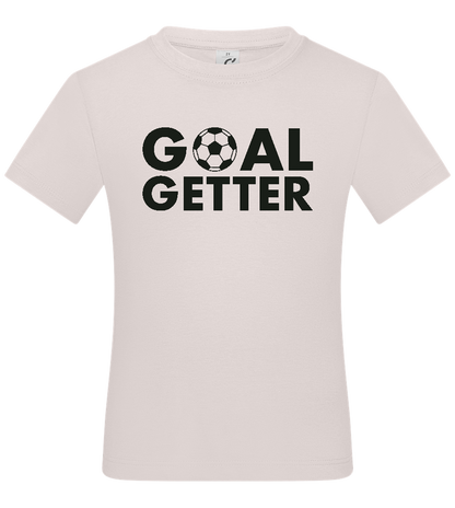 Goal Getter Design - Basic kids t-shirt_LIGHT PINK_front